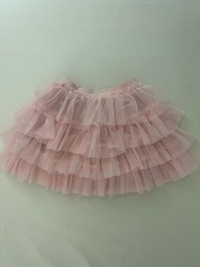 Pink Tiered Skirt